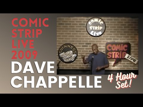 Dave Chappelle epic 4 hour comedy set @  "Comic Strip Live, NYC" (2/27/09) AUDIO RESTORED