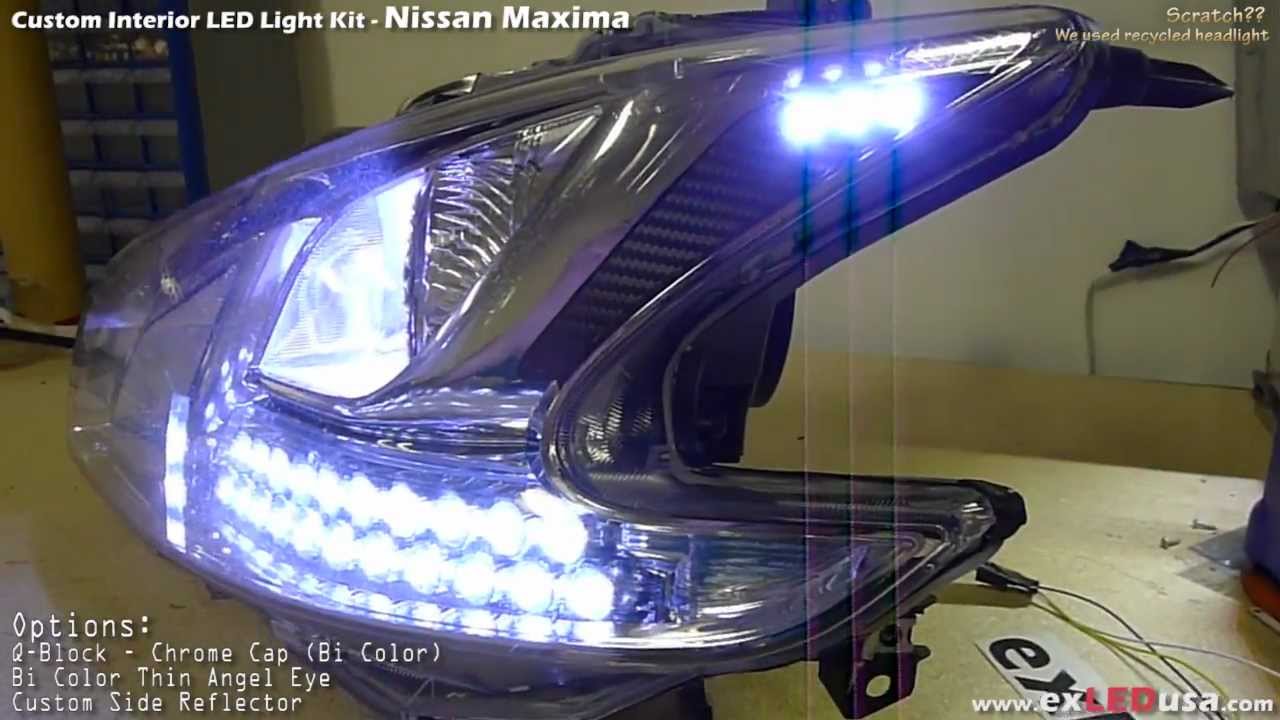 Nissan maxima aftermarket headlights