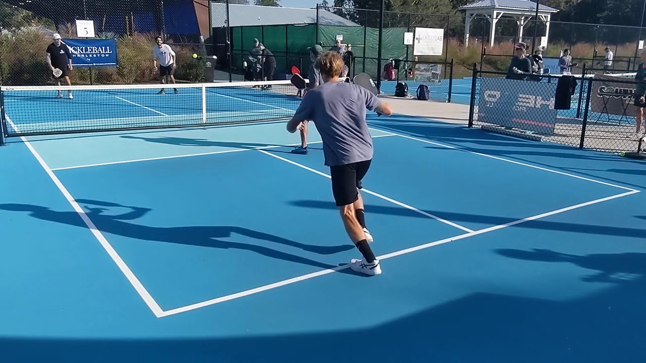 BACKHAND SLICE VS 4.5s! 10 DUPR Charleston Pickleball Tournament at Litchfield SC