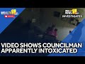 Video shows councilman apparently intoxicated with gun