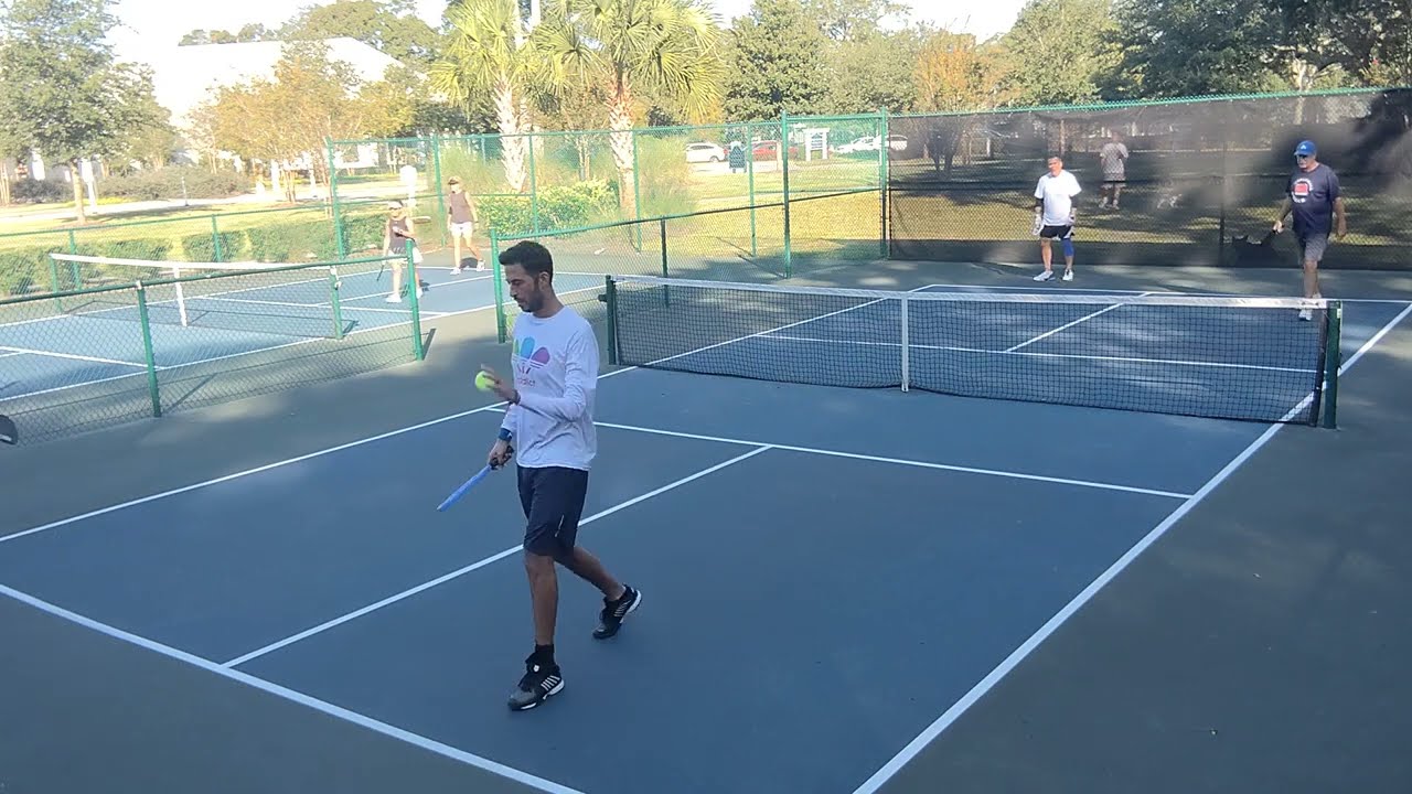 SOLID CROSS-COURT DINK TECHNIQUE! 4.0 Pickleball Rec Game at Kingston Plantation in Myrtle Beach, SC