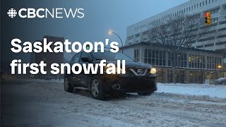 1st winter storm of the season hits Saskatoon, other areas in the province are digging out