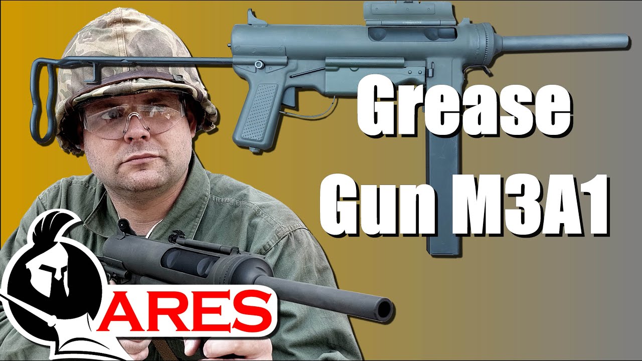 🔫 Grease Gun M3A1 ARES EBB - Présentation de réplique d'airsoft WW2