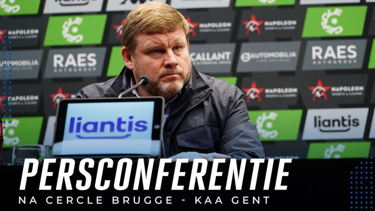 Persconferentie na Cercle Brugge - KAA Gent