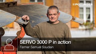 Farmer Samuel Soudain operating the SERVO 3000 P