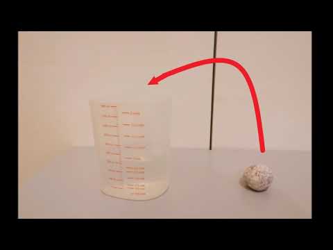 Scienze 2 - esperimento sasso nell'acqua