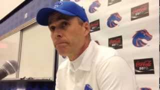 Boise State football coach Chris Petersen's comments after the regular-season finale about the Broncos' big picture.