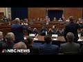 Fireworks at House hearing in Biden impeachment inquiry