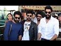 Jr NTR, Ram Charan, Nani &amp; Rana Spotted At Jaipur Airport-Video