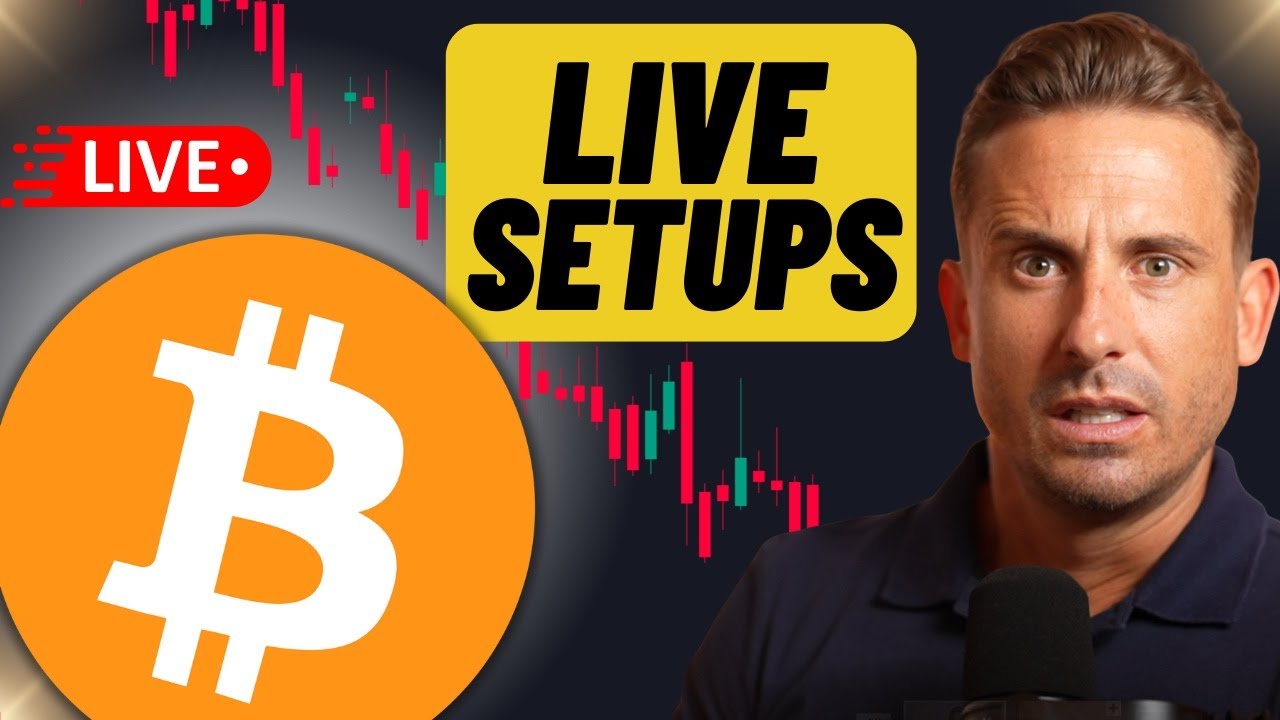 BITCOIN LIVE ANALYSIS AND SETUPS! (Next Moves)
