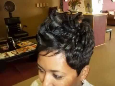 Short Weave Hairstyles Youtube