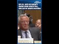 Dont Know How Many Died: Kennedy Grilled By Senate Over COVID, Vaccine Policy