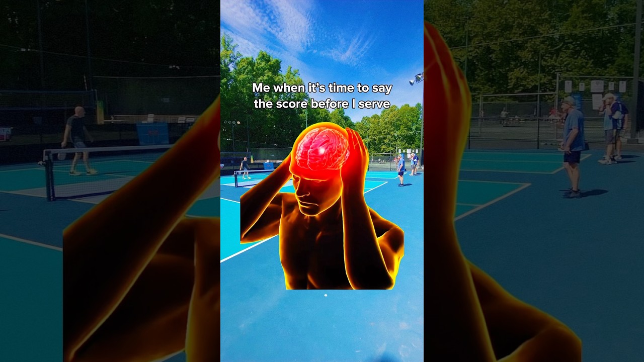 Pickleball scoring is the new trigonometry. 💱