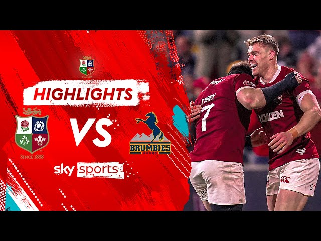 The British & Irish Lions vs Brumbies | Highlights 🦁