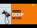 Распаковка наушников DEXP W100 / Unboxing DEXP W100