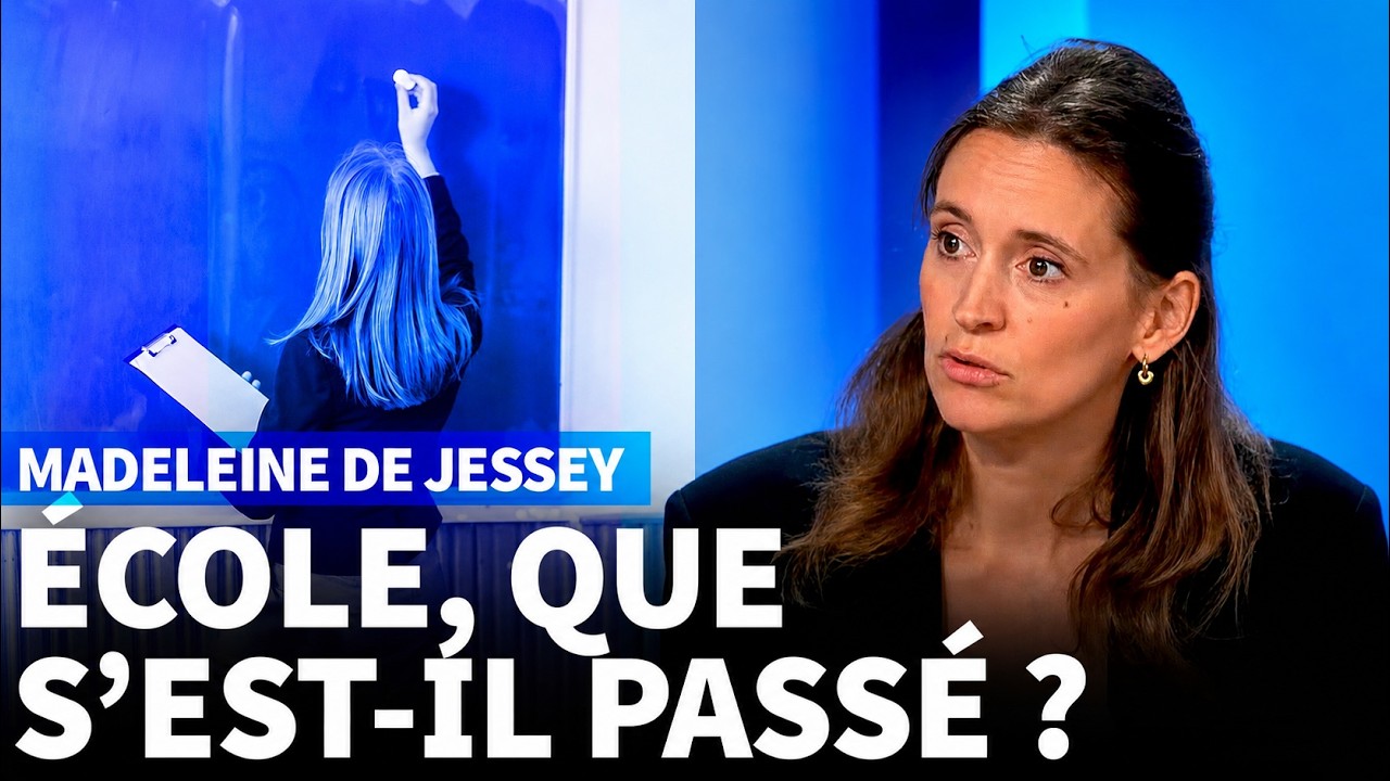 Baisse du niveau scolaire : l'alerte de Madeleine de Jessey