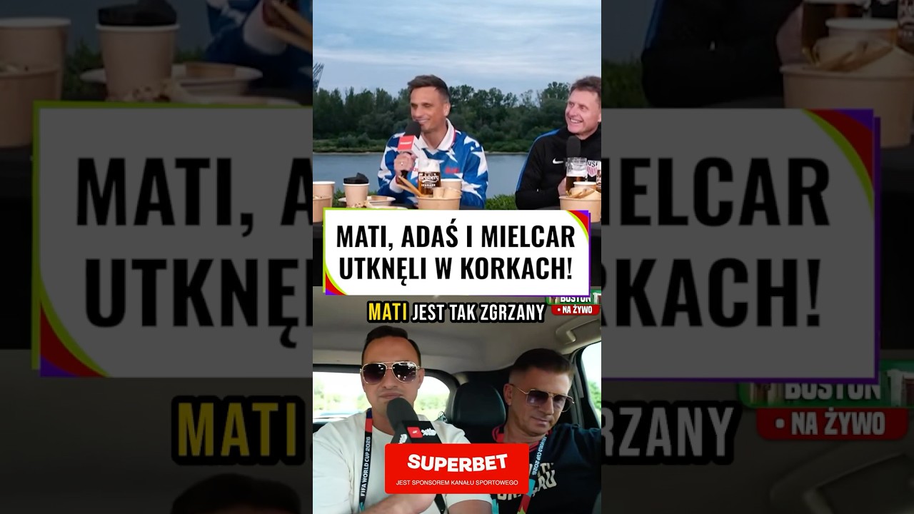 Borek, sławiński i mielcarski utknęli w korkach, studio się nabija #shorts