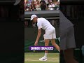 Sinner Strikes Back! Levels 1-1 vs Shelton | #Wimbledon2025  - 00:21 min - News - Video