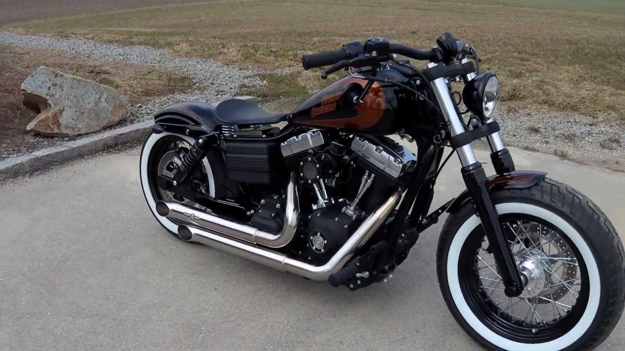 Harley-Davidson Dyna Streed Bob Bobber www.mr-bobber-custom.com - YouTube