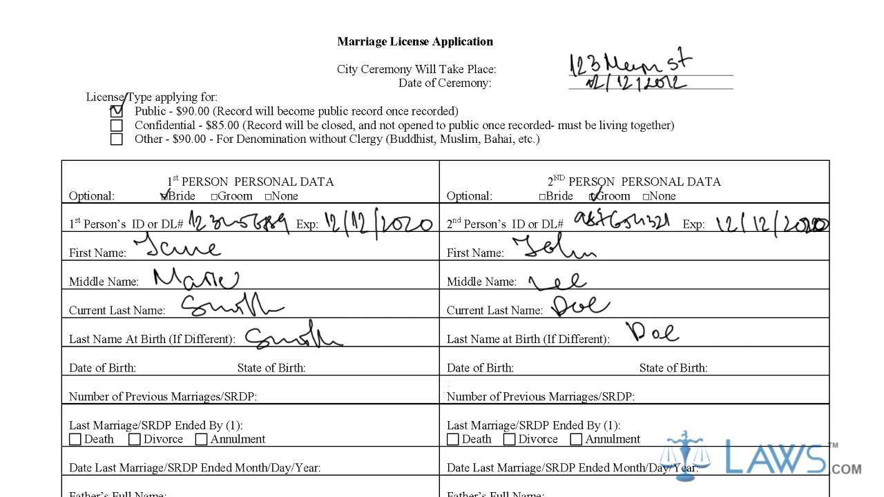 instruction-to-fill-los-angeles-marriage-license-application-form-youtube