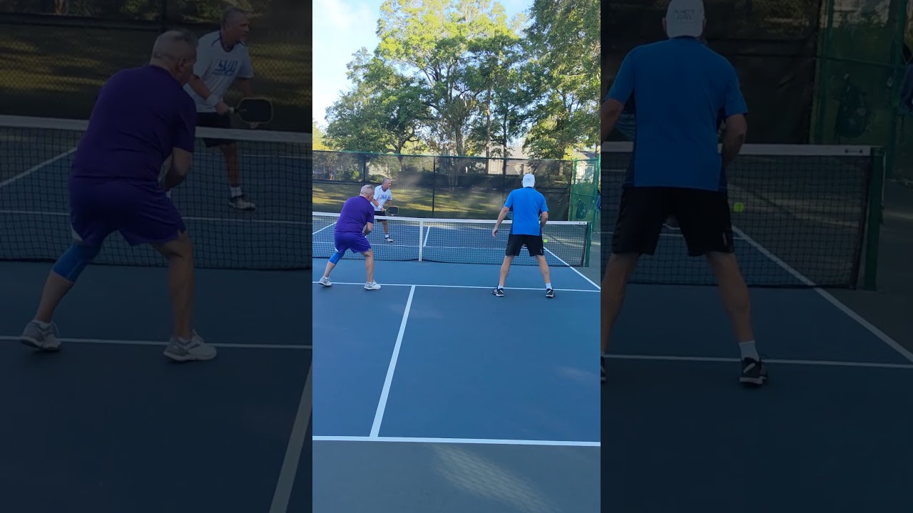 Sweet backhand finish #pickleballdoubles #pickleball #pickleballplayers