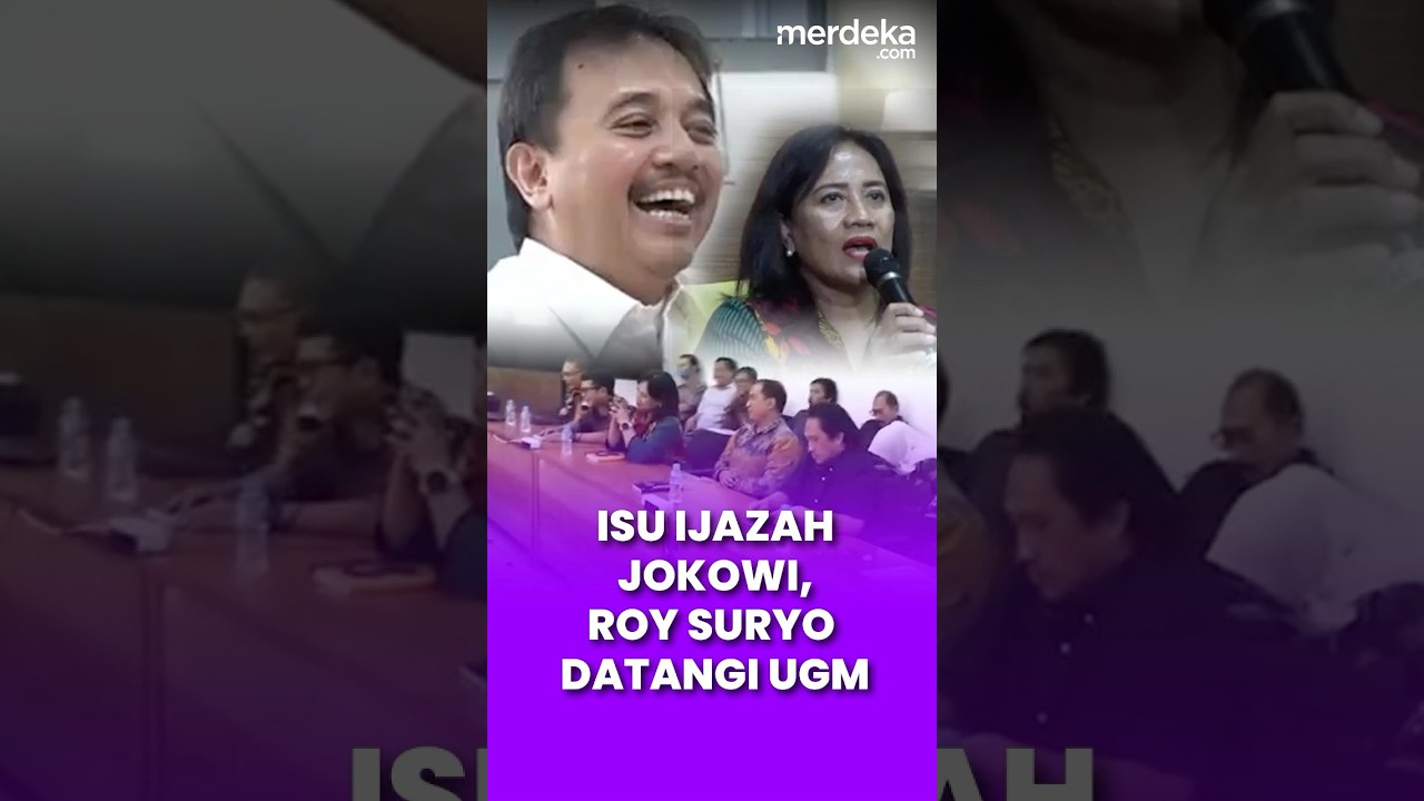 Isu Ijazah Jokowi, Roy Suryo Datangi UGM #merdekaplus