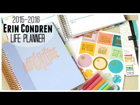 2015-2016 Erin Condren Life Planner | Vertical vs. Horizontal Layout