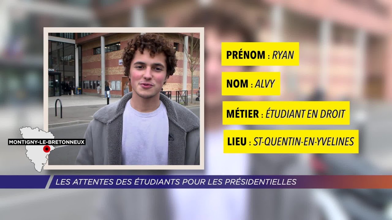 Yvelines | Les attentes des étudiants pour les présidentielles