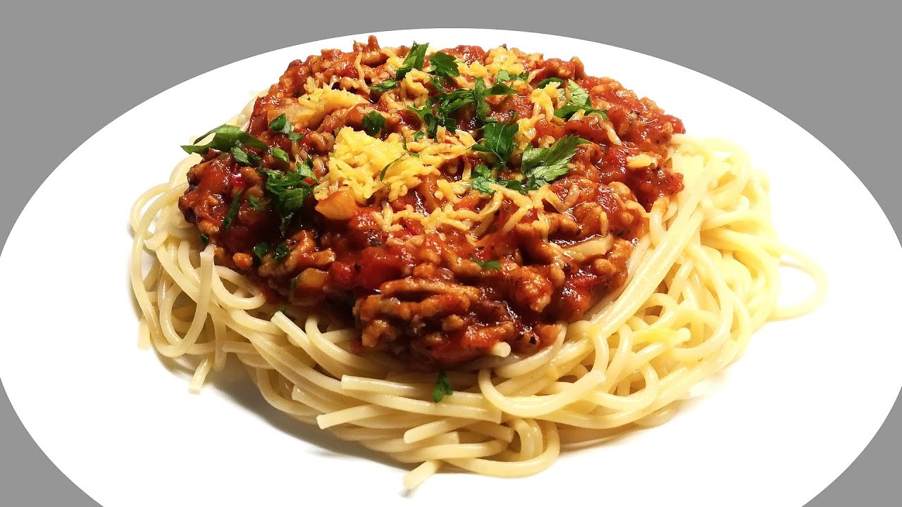 Špagety s mletým masem recept recept Špagety s mletým masem recept