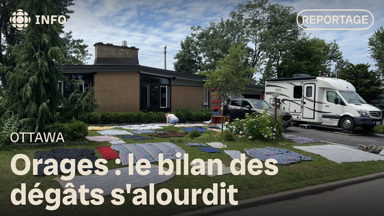 Pluies du 1er juillet : les services d'après-sinistre débordés à Ottawa