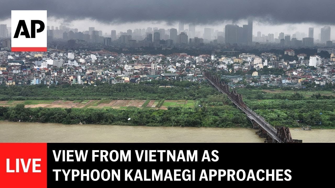 LIVE: View from Vietnam as Typhoon Kalmaegi approaches
