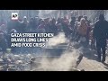 Street kitchen in northern Gaza draws long lines of desperately hungry women and children  - 01:20 min - News - Video