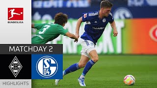FC Schalke 04 — Borussia M’gladbach 2-2 | Highlights | Matchday 2 – Bundesliga 2022/23