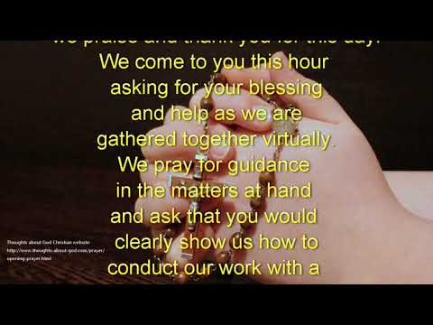 Upload mp3 to YouTube and audio cutter for Prayer for Virtual Meeting | Prayer for Webinar | Prayer for online class download from Youtube