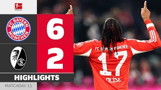 Olise-Brace In Crazy Match! | FC BAYERN — SC FREIBURG | Highlights | MD 11 – Bundesliga 2025/26