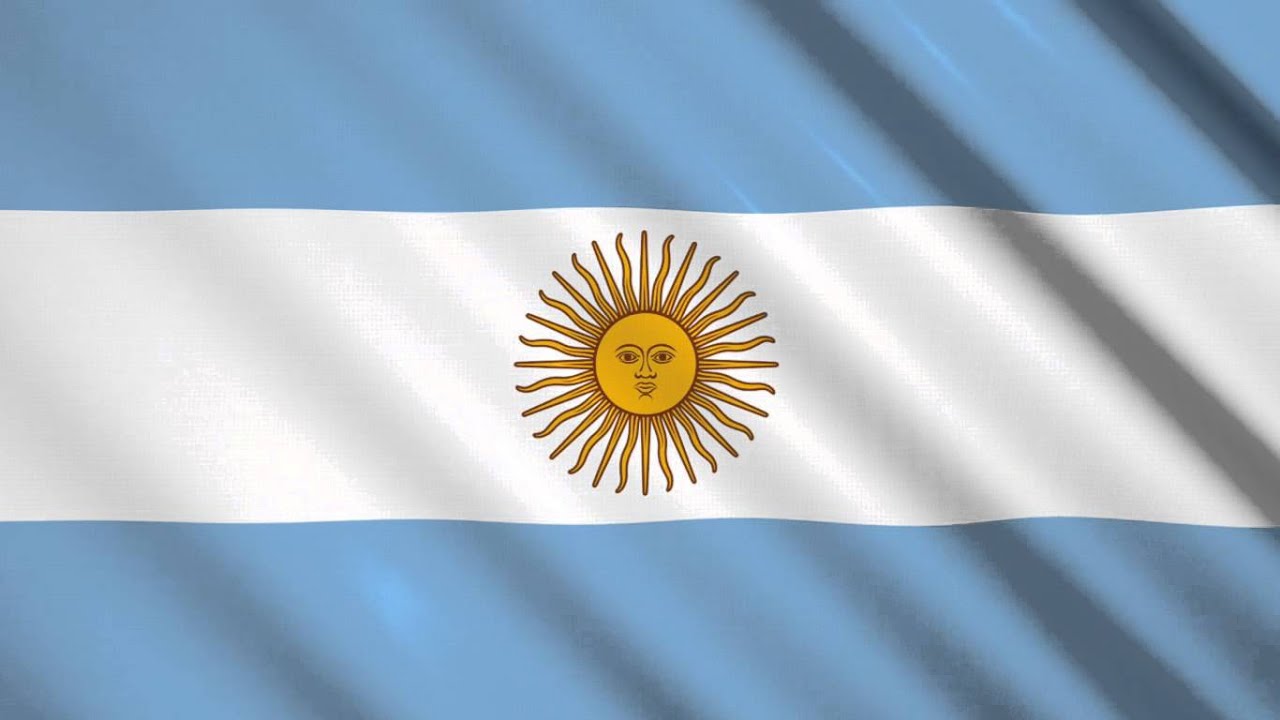 Bandera De Argentina Video Background Fondo De Video Youtube