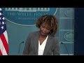 LIVE: White House daily briefing