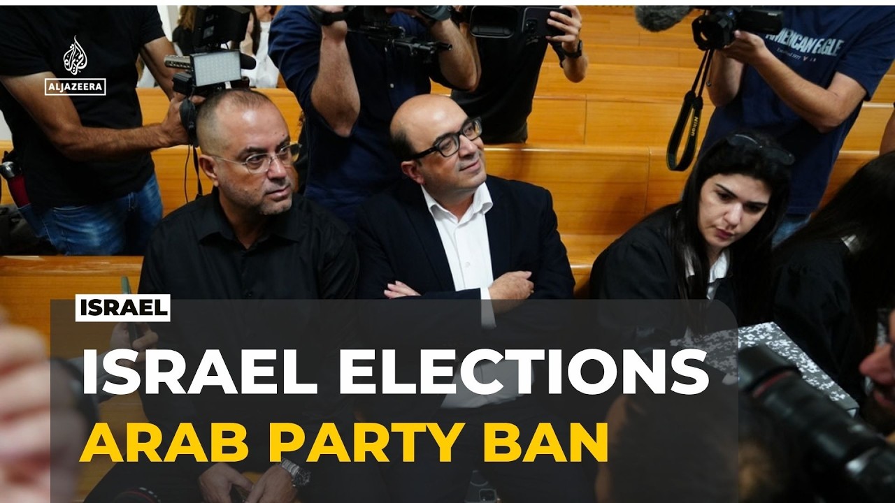 Israeli Knesset elections: Arab party leader drops out after being disqualified