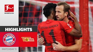 Kane can’t stop scoring! | FC Bayern München — 1. FC Union Berlin | Highlights | MD 9 – Bundesliga