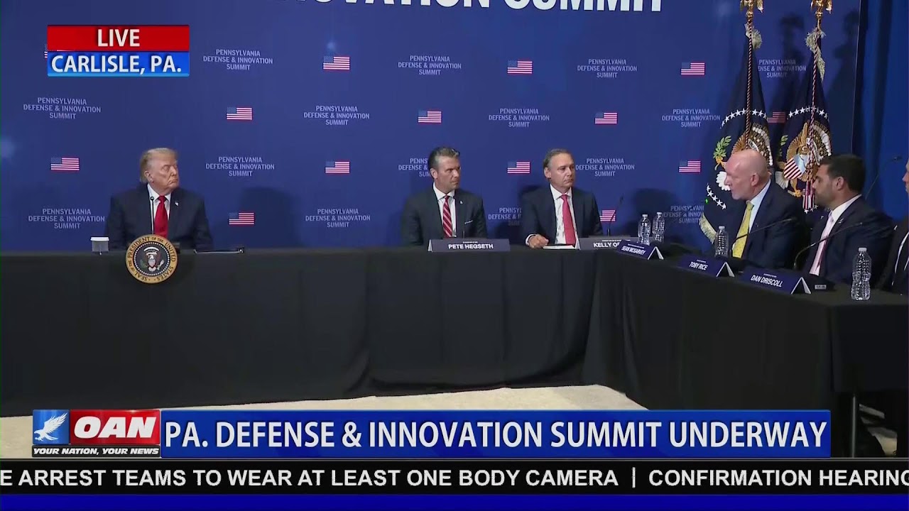 LIVE: TRUMP SPEAKS AT DEFENSE SUMMIT AT U.S. ARMY WAR COLLEGE