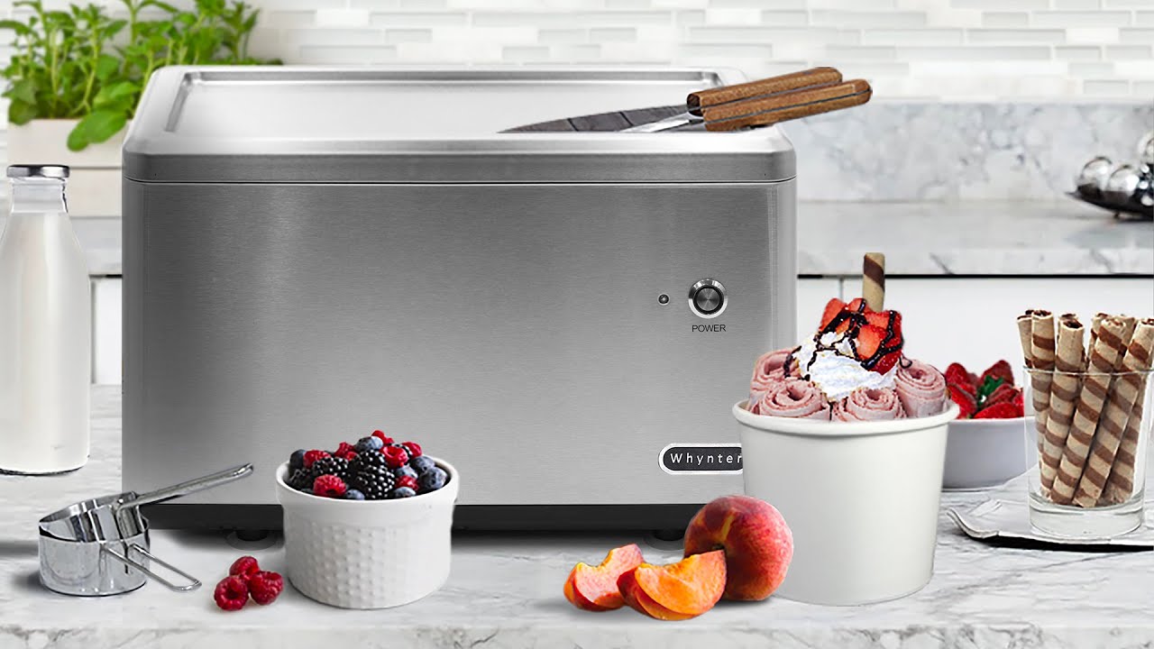 Thai Rolled Ice Cream Maker Hottest Cold Treat Trend Yinz Buy