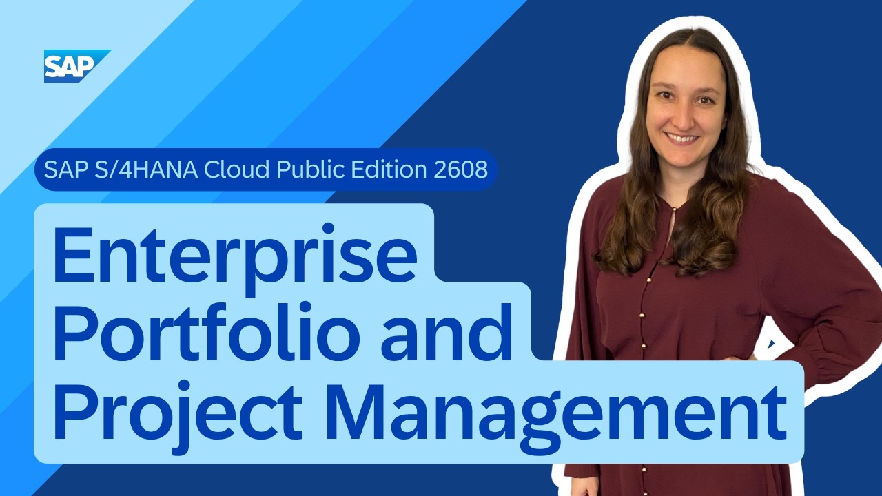 Enterprise Portfolio and Project Management in SAP S/4HANA Cloud Public Edition 2608