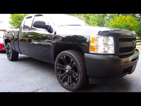 Murdered Out Silverado - YouTube