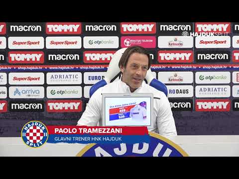 Trener Tramezzani uoči utakmice Šibenik - Hajduk