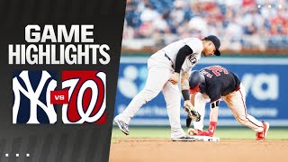 Yankees vs. Nationals Game Highlights (8/28/24) | MLB Highlights