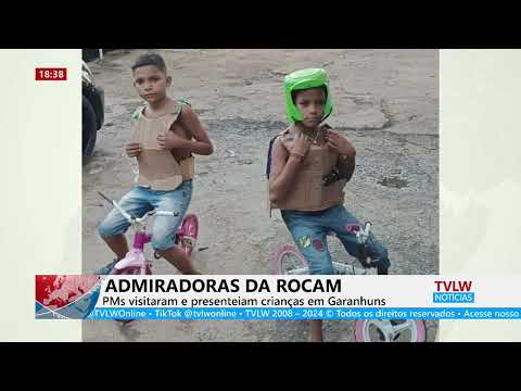  ADMIRADORAS DA ROCAM - PMs visitaram e presentearam crianças em Garanhuns