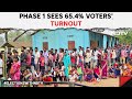 Lok Sabha Elections: Phase 1 Records 65.4% Voters’ Turnout, Lower Than In 2019