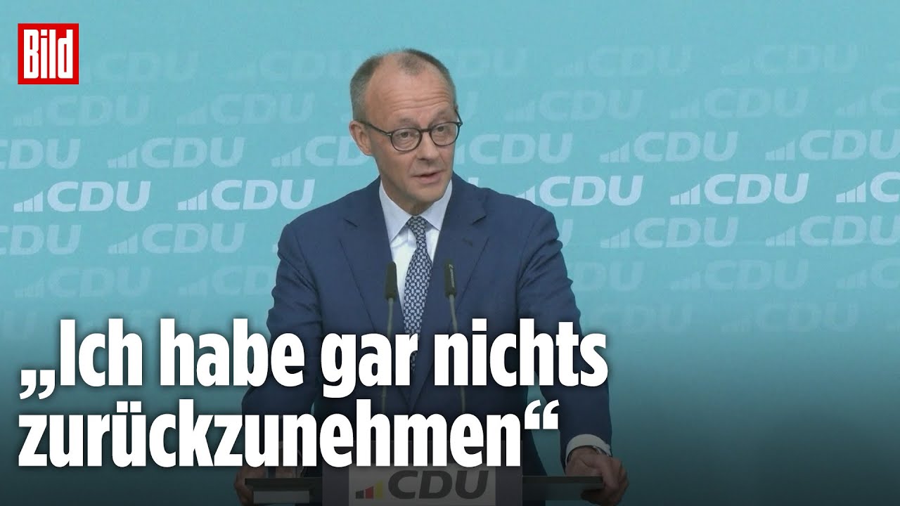 Merz-Ansage nach Kritik an „Stadtbild“-Äußerung