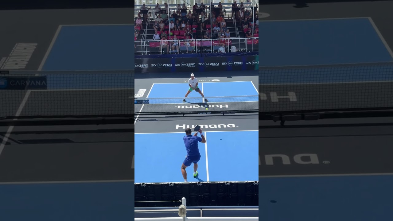 Connor Garnett is EVERYWHERE in this pickleball point 😧