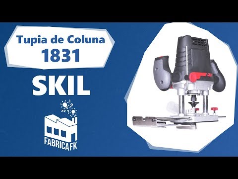 Tupia de Coluna 1100 W 127 V com 13 Acessórios 1831 Skil  - Vídeo explicativo